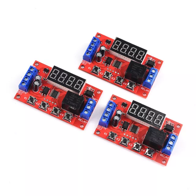 DC 5V12V 24V 10A Adjustable Time Delay Relay Module Trigger Timer Control Switch