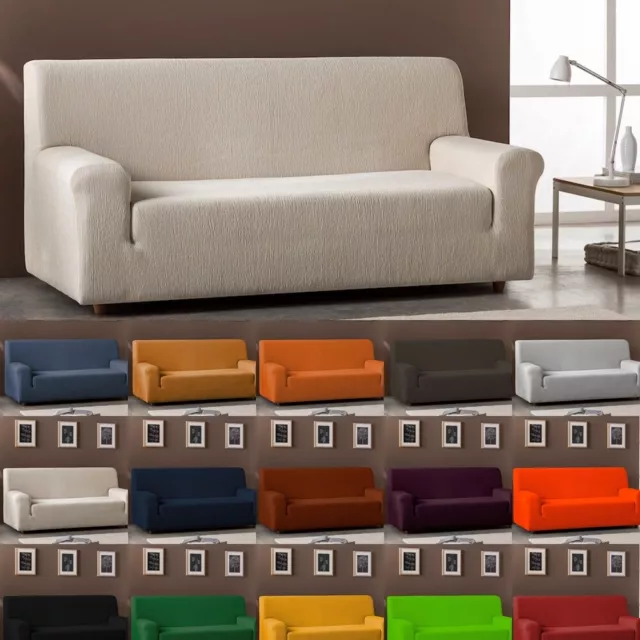 Fundas de sofá y sillón elásticas mod. LIDIA en varios colores 1 / 2 / 3 plazas