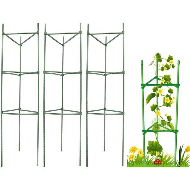 3er Set Rankhilfe Tomaten Pflanzstab Rankstab Rankgerüst Pflanzenstütze Rankturm