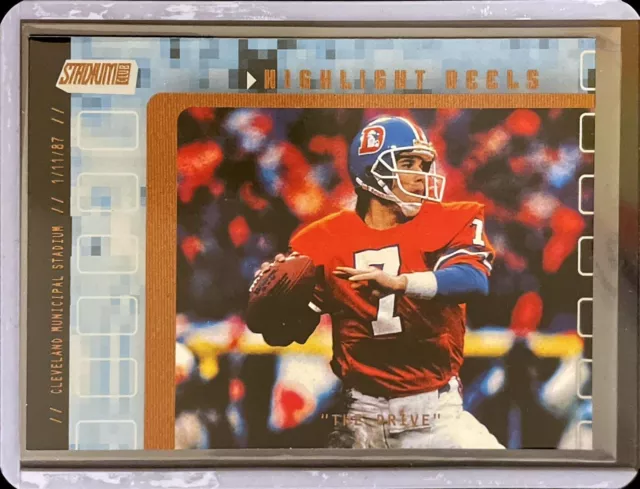 2001 Topps Stadium Club: John Elway - The Drive - Highlight Reel