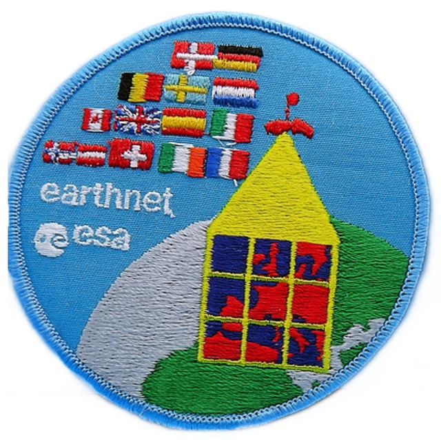 NASA PATCH vtg EARTHNET European Space Agency ESA Earth Observation SATELLITES