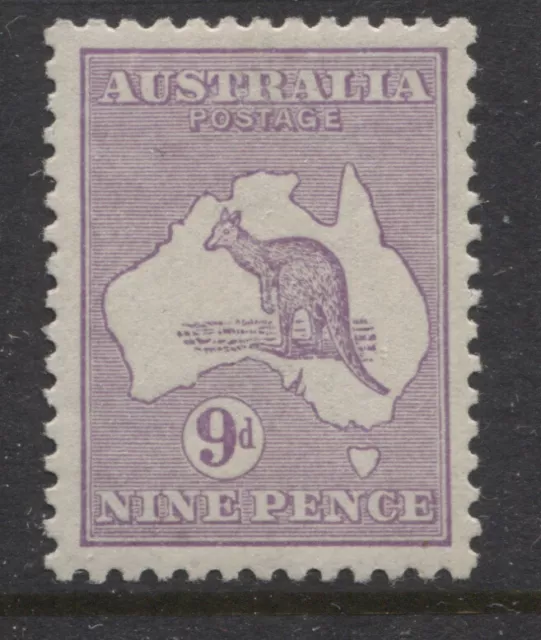 AUSTRALIA - 1915/27 9d KANGAROO MINT(MH) PERFECT CENTRING !   SG.39 (REF.C19)