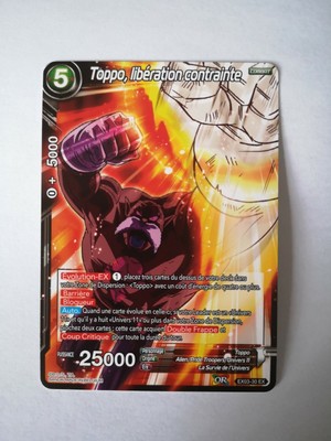 RARE CARTE DBS EX03-27 LE SAYAN MASQUE Brillante Mighty Heroes Dragon Ball neuf 
