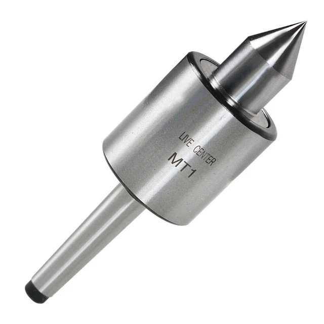 MT1 Live Center Morse Taper 1MT Triple Bearing Lathe Medium Duty 60 Degree New