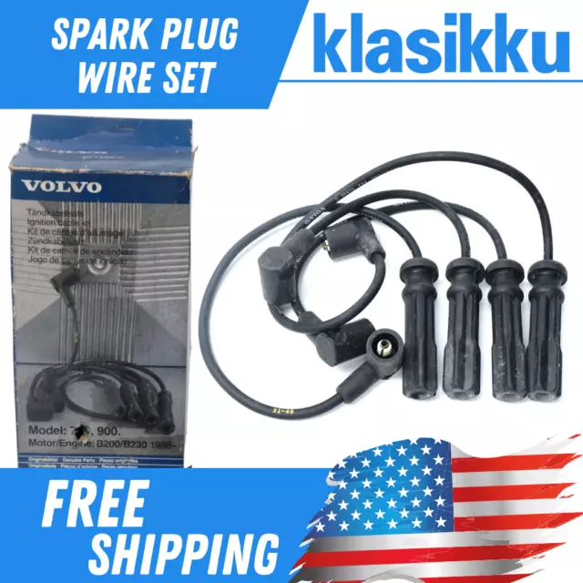 Nos Bougicord Spark Plug Wire Set 6431W Fits Volvo 740 & 760 Lucas 271483