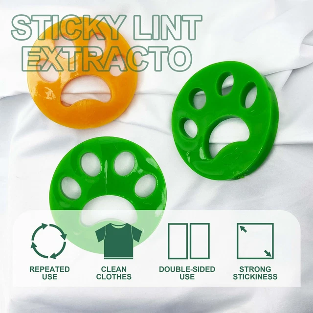 2 PCS Reusable Pet Hair Lint Remover & Washer Balls, Laundry Dryer Fur Catcher