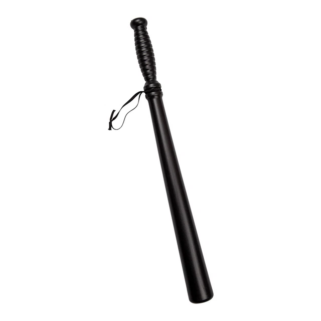 Police Baton Adulti Police Ufficiale Poliziotto Costume Accessorio Nero Arma