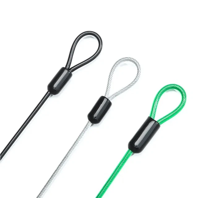 Cavi In Acciaio Inox Con Doppio Anello | Lunghezza 50cm | Diametro 3mm | Portata 121kg | Per Sicurezza E Trasporto - Foto 7