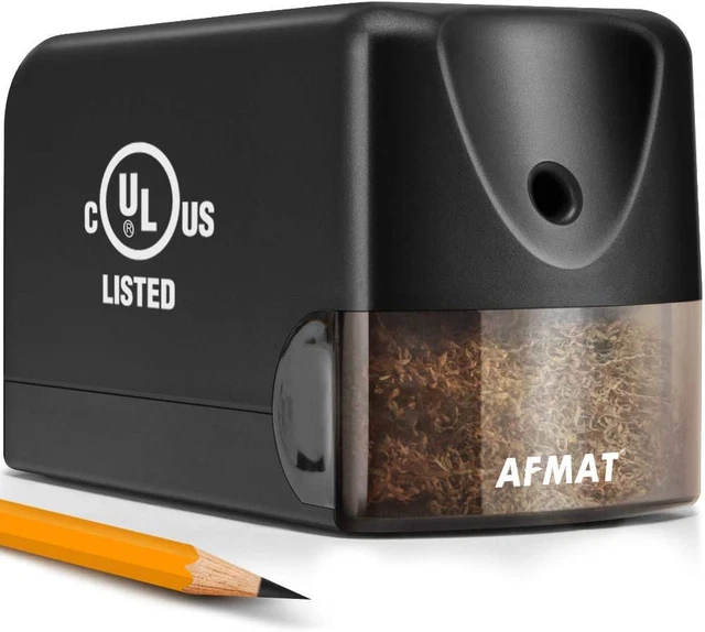 AFMAT Electric Pencil Sharpener Heavy Duty, Classroom Pencil Sharpener for 6....