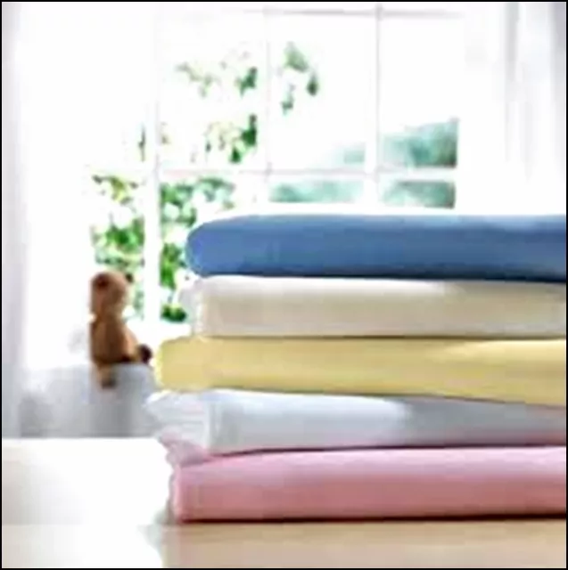 Jersey 100% Cotton Jersey Cot Bed Fitted Sheet 70x140+15 CM