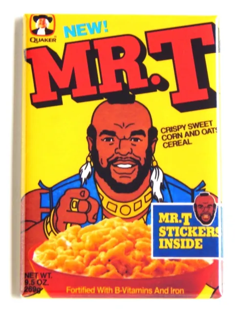 Mr. T Cereal Box FRIDGE MAGNET A-Team