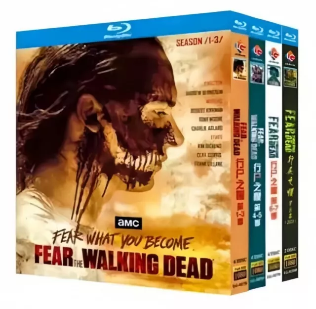 Fear the Walking Dead Season 1-8 TV Series 14 Disc Blu-ray Boxed BD