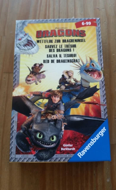 DRAGONS / Wettflug zur Dracheninsel / Ravensburger / Wettlaufspiel / ab 6 Jahre