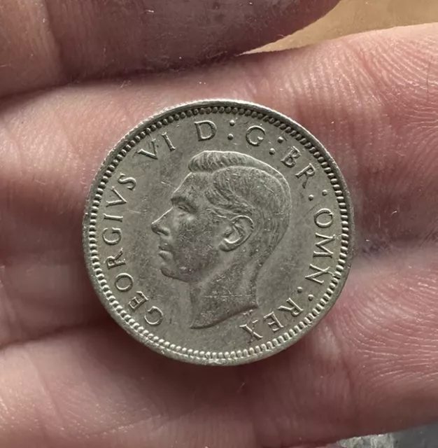 George 6 Pence 1952 High Grade Scarce