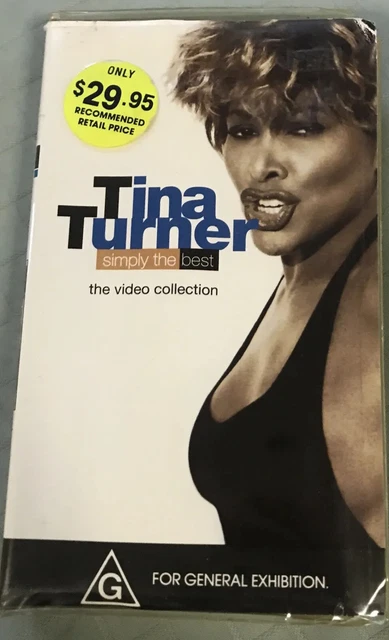 TINA TURNER VHS Rare Vintage Music Merchandise Video Collection Simply The Best