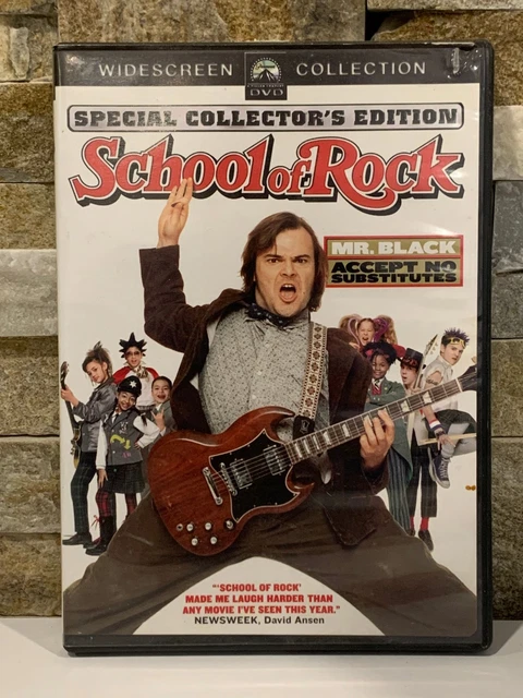 SCHOOL OF ROCK Special Collectors Edition DVD Widescreen 2003 PG-13 ...