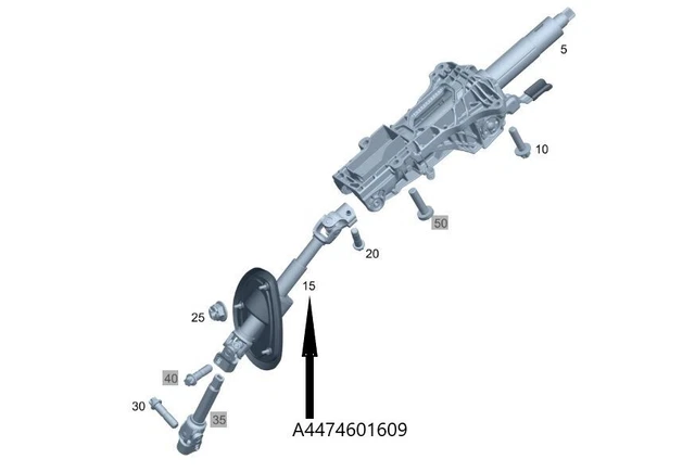 Lenkstange Riemen 7806040673 Für Mercedes V-Klasse W447 - Passgenauer Ersatz Für Verbesserte Lenkleistung
