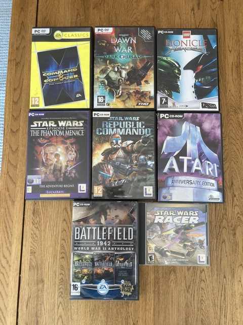 PC Game Job Lot / Bundle (8 games) - Star Wars / Atari / Lego