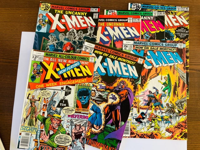 the Uncanny X-MEN # 111 112 113 114 115 116 117 MIXED 1978 John Bryne Comics Lot