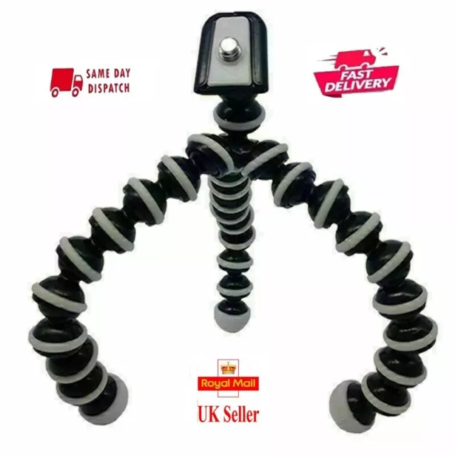 Trípode flexible pulpo soporte gorillapod para cámara digital DV Canon Nikon Reino Unido