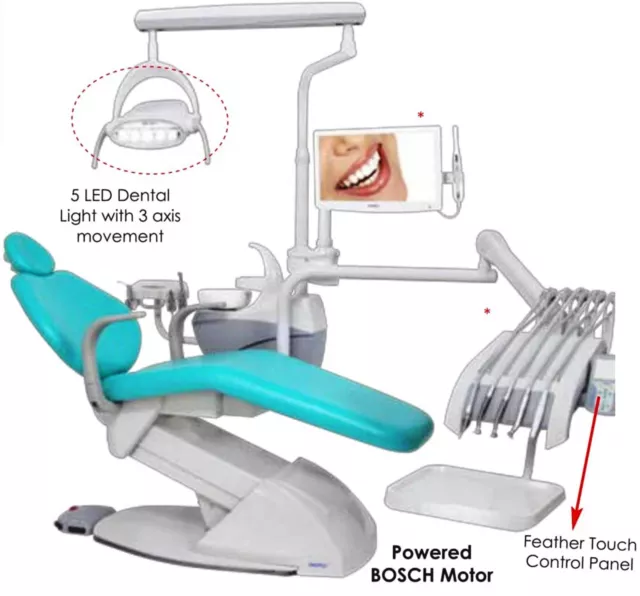 Gnatus Dental Chair 5 Led Light Suitable For Handicapped & Paediatric Patients 2