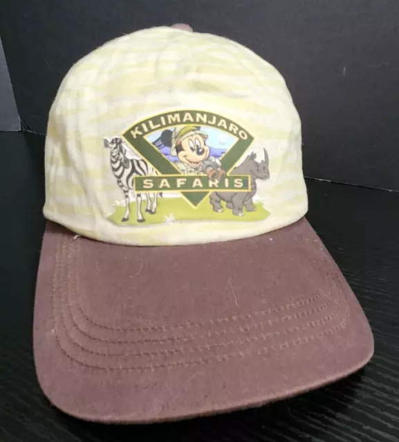 Walt Disney World Animal Kingdom Kilimanjaro Safaris Strapback Hat Cap  Vintage
