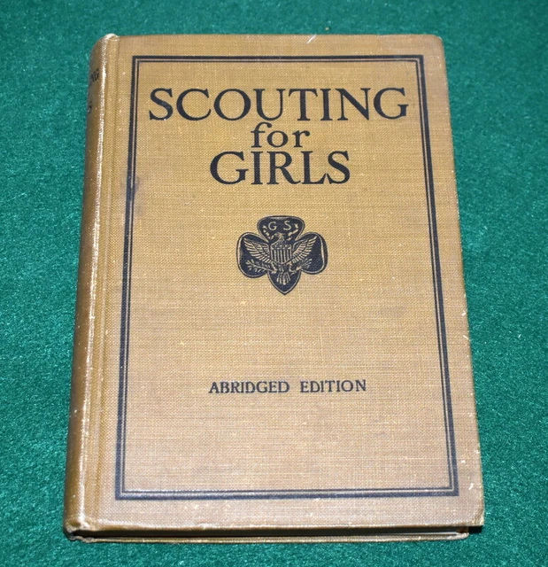 girl-scout-handbook-1928-scouting-for-girls-2nd-abridged-edition