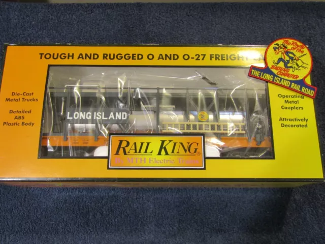 MTH  Rail King Long Island Rail Road LIRR FIRE CAR and LIRR DASHIN DAN PATCH New