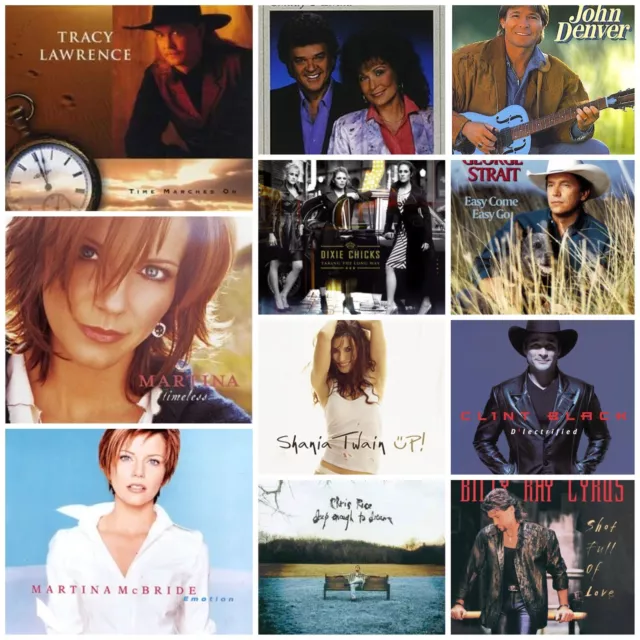 Huge Selection of Country Music CDs YOU PICK from! NO CASES, CDs Only