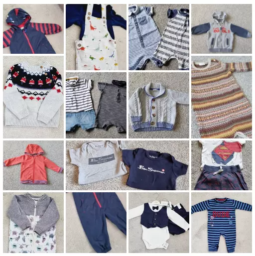 Build your own bundle baby boy clothes 9-12 months Autumn, Spring,Summer, Winter