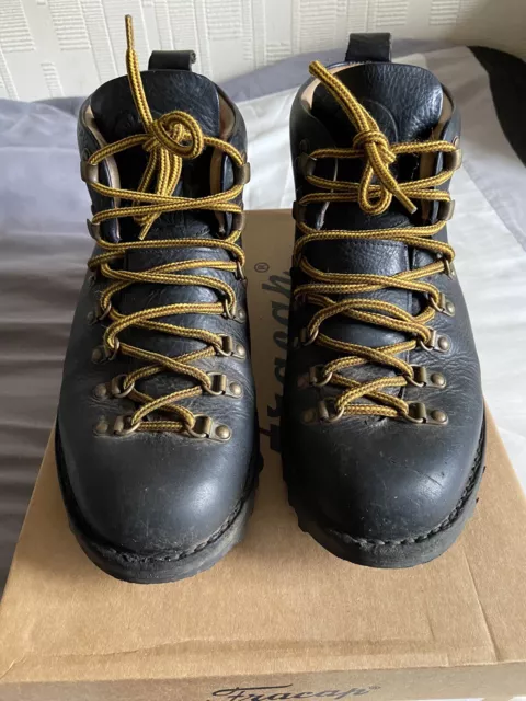 FRACAP M120 SCARPONCINO Black Ripple Sole Boots UK 9 EXCELLENT