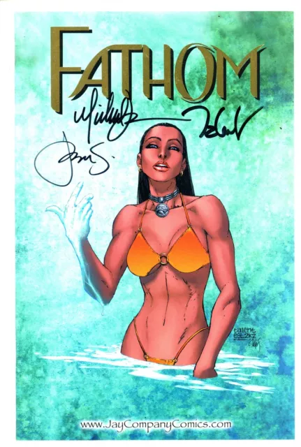 Fathom Preview #[nn] Image NM- Signed Michael Turner, Peter Steigerwald & Talent