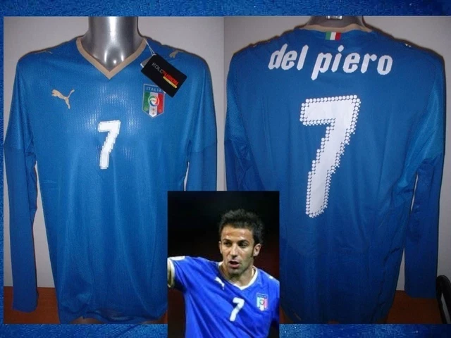 ITALY ITALIA BNWT 7 Del Piero Player Spec Shirt Puma XL Soccer