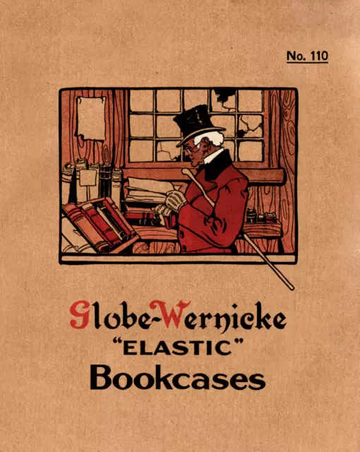 Rare 1910 Globe Wernicke Bookcase Color Catalog Digitally Restored Limited Run!