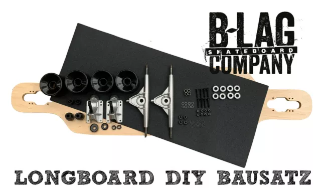 Drop Through Longboard Bausatz B-LAG Skateboards DIY mit Bauanleitung