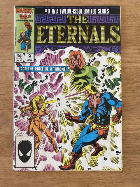 The Eternals #9 June 1986 Marvel Comics NM (C)