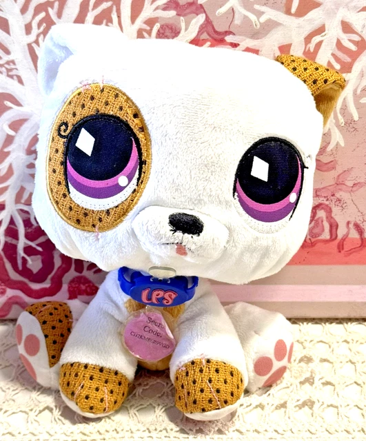 LITTLEST PET SHOP 2007 Lps Authentic Boxer Dog Vip Plush Soft Toy