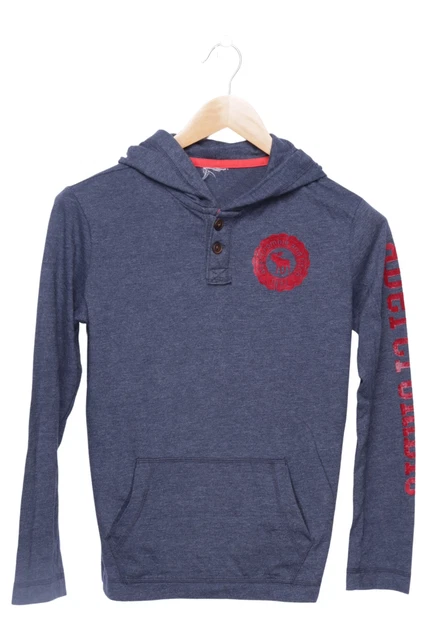 Maglietta a maniche lunghe ABERCROMBIE FITCH bambini blu taglia 11Y