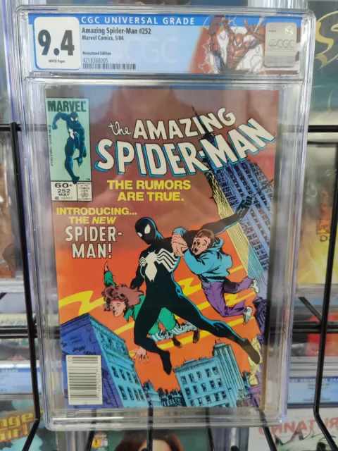 Amazing Spider-Man #252 (1984) - Cgc Grade 9.4 - 1St Black Suit - Newsstand!