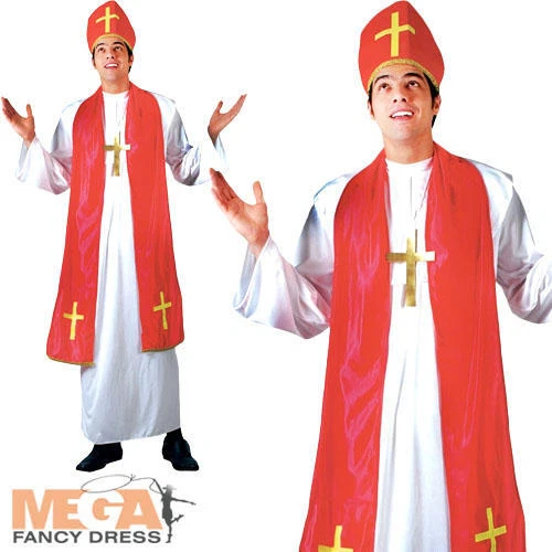 Catholic Priest Cardinal Monk Friar Robes Men's Ha... - Vicedeal - Foto 11