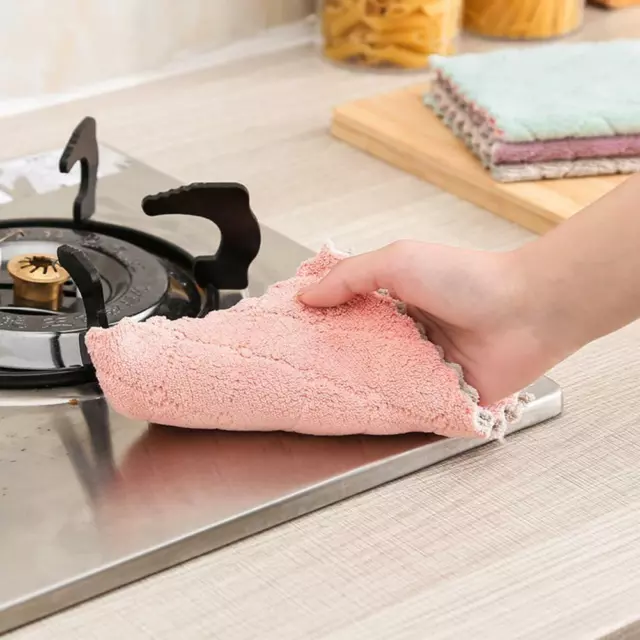 Paño de cocina súper absorbente de microfibra nuevo hogar F6X8\