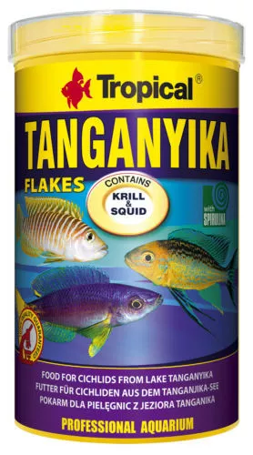 Tropical Tanganica Escamas 11000ML Comida para Peces Perca