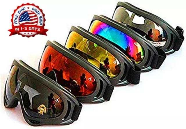 Gafas Lentes Anteojos de Sol Para Motocicleta Moto ~ Motorcycle Goggles Glasses