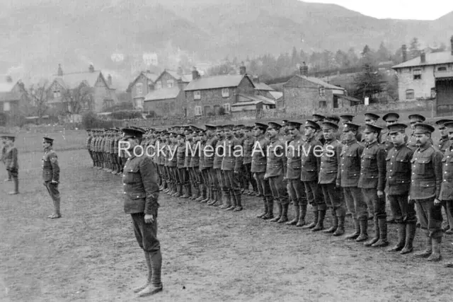 Ozx-15 Military, WWI, Gloucester Regt, Forest Of Dean 1915. Photo
