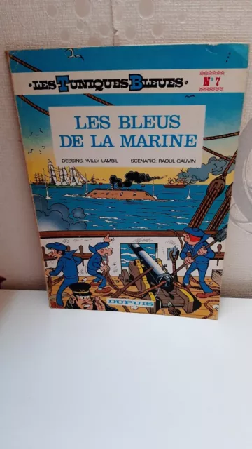 Les Tuniques Bleues Tome 7 Les Bleus De La Marine 1Er Reedition Lampil & Cauvin