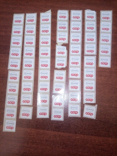 60 Punti Bollini COOP Raccolta SOMMA 1867