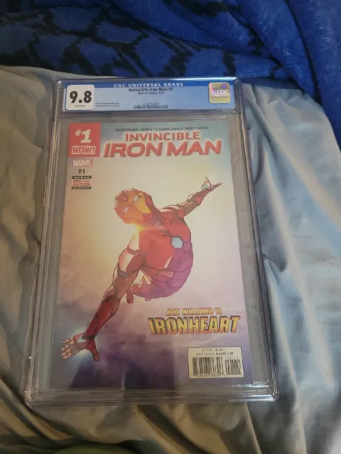 Invincible Iron Man #1 (2017) Riri Williams CGC 9.8 1st Ongoing Ironheart Series
