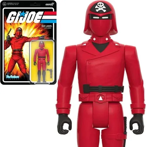 Red Laser Gunner G.I. Joe Super7 Reaction Action Figure