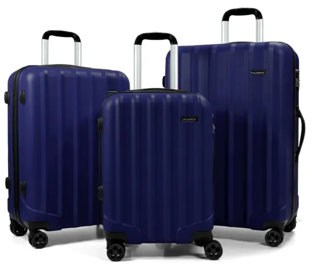 Hard Shell Suitcase PC+AB 4 Wheel Travel Luggage Trolley Lightweight Case