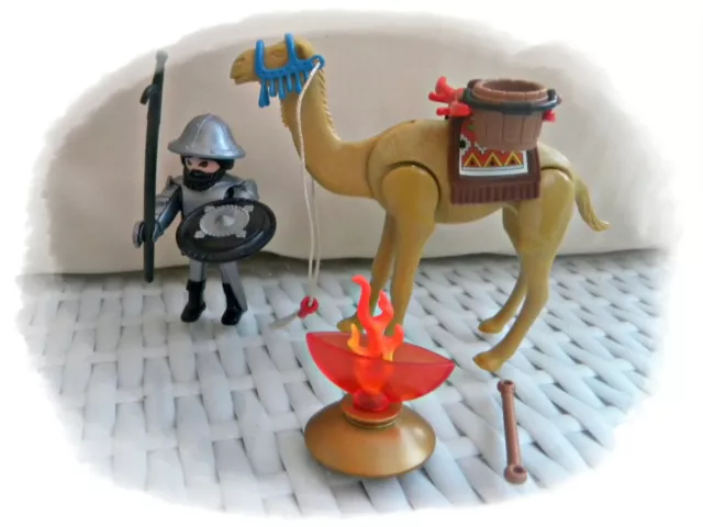 Playmobil Kamel Camel mit Krieger Araber Sarazenen Beduinen Ägypter Dromedar